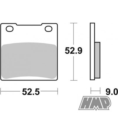 Pastilhas travão HYOSUNG / KAWASAKI R / Z / ZRX / ZX / ZXR / ZZR / SUZUKI BANDIT / GS / GSF / GSX / GSX-R / GF / RF / RGV / RG / SV / TV / TL / WOLF / 556HF - SBS
